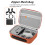Durability EVA Hard Case Storage Bag for Drones Controller Carry Pouch Orange 3