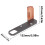 Wood L Hand Grip for F 2 Camera Base Plate Quick Release Support Holder White 3
