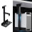 PC Case Holder Adjustable Metal Under Desk CPU Holder Bracket For Home White Normal model 3