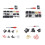 Durability Computer Screws Motherboard Standoffs Assortment Kit for pc Case Package 1 3