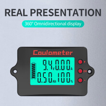 Battery Coulomb Counter Battery Charger Amp Meter Accurate Voltages With 400A shunt