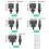 Flexible SCSI Communication Line, Screw Locked for Multiple Devices 5m Screw type CN36P 4