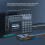 Flexible SCSI Communication Line, Screw Locked for Multiple Devices 5m Screw type CN36P 5