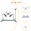 UAV Testing Stand with PID Control for Quadcopter Models Aluminum Frames 7
