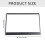 Laptop LCD Bezel Frame  Sheet Sticker for P51s Laptop Replacement Accessories 3