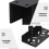 PC Case Holder Adjustable Metal Under Desk CPU Holder Bracket For Home White Normal model 6