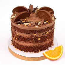 Chocolate Orange Bento Cake - 5 inch