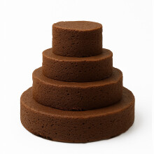 (7 inch) Ready To Decorate Chocolate Sponge Cake - Single Tier
