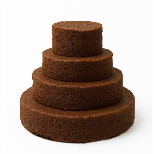 (7 inch) Ready To Decorate Chocolate Sponge Cake - Single Tier