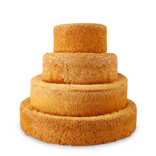 (7 inch) Ready To Decorate Vanilla Sponge Cake - Single Tier