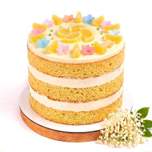Lemon Elderflower Bento Cake - 5 inch