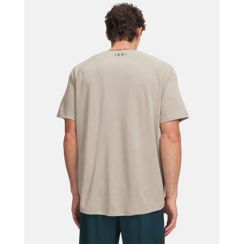 Under Armour UA Tech Textured 1382796204 Short Sleeve Beige UKS 1