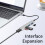 USB C HUB 4 in 1 USB C/USB Adapter Docking Station with 3xUSB2.0+1xUSB3.0 Grey usb to 4usb 6