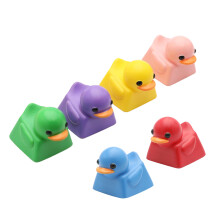 Cute Duck Keycap Cartoon Resin Keycaps for Switches Mechanical Gaming Keyboards Green