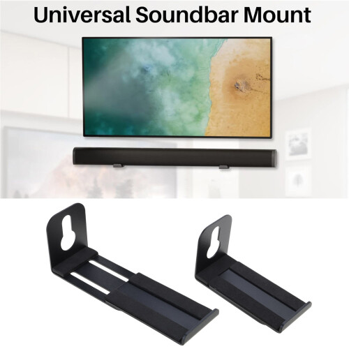 Speaker Wall Mount Floating Rack with Extendable Arms for Home Music Systems 2
