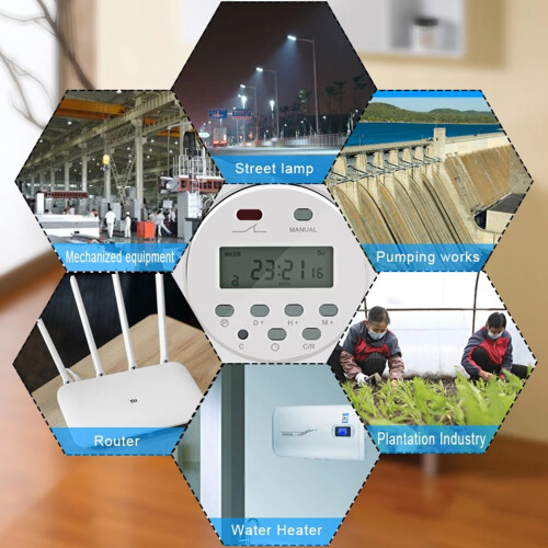Programmable Timer Switches With Flexible Scheduling Option For Home Automation 12V 1