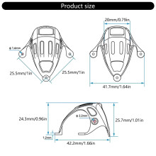 Premium Drones Canopy Frame For O4 Drones Fine Workmanship Enhances Stability Blue