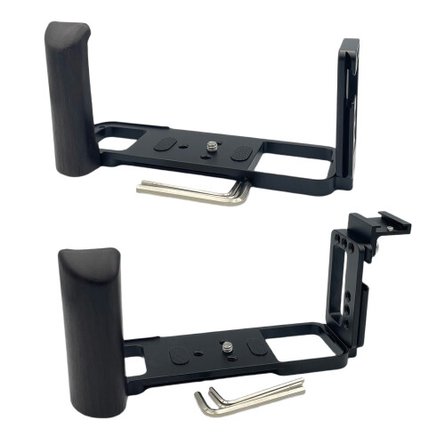 Wood Handle Camera Quick Release Plate for GFX50R Slide Out A 1