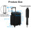 Storage Bag for Wireless Speaker Protective Case Speaker Bag with Wheel 4