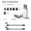 Upgrades Connector to Type C Adapter Fast Charging & Data Transfer for Phone  16 1pc 3