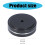 Aluminum Feet Pad Shock Absorbing Vibration Proof Pad for Auditory Silver 40X15mm 3