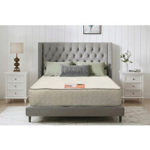 (Small Double) Premium Hybrid 25 cm Deep Bonnell Sprung Memory Tufted Dual Sided Mattress