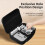 Lightweight Drones Storage Bag for Drones, Nylon Case with Compartments Black 9