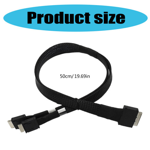 Server Interconnects Cable SFF8611 8i to SFF8611 4ix2 Interfaces Cable 2
