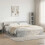 VidaXL vidaXL Headboard Cabinet with Storage Concrete Grey Engineered Wood 1