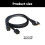 SFF8654 8i to 2x SFF8643 Data Cable Support SLIM SAS4.0 Fast Speed for Server 0.8m 3