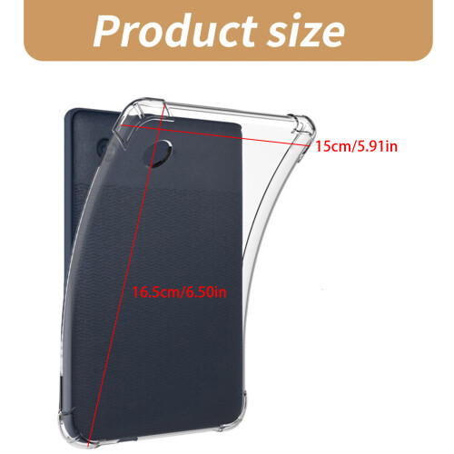 Transparent TPU Soft Back Cover Protective Shell Shockproof Case Back Cover 1