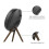 Protective Speaker Mount For Speakers ABS Material Secures Install Holder Black 9