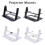 Adjustable Desktop Projector Stand With 360 Degree Rotation,Projector White Four corners 8