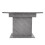 (Grey, MDF) Extendable Grey Dining Table with Storage 11