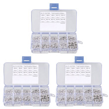1020Pcs M3 Hex Socket Screw Nut Stainless Steel M3 Screws Nuts Assortment Kit Fastener