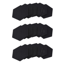18Er Pack Filz Memo Board Dekorative Anschlag Tafel Hexagon Bekanntmachung Board, Filz Kork Board Fliesen, Pinnwand Wand Dekor für Fotos, Memos (20 x