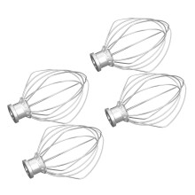Paquet de 4 Accessoires de Mélangeur de Fouet en Fil D'Acier Inoxydable pour  K45Ww Ballon de Gâteau de Farine Fouet Agitateur de Crème Aux