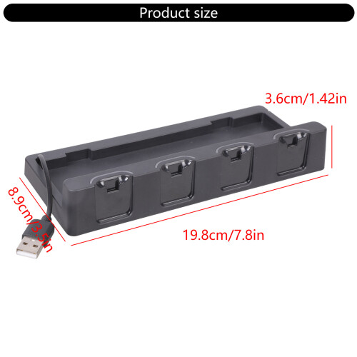 Stable Charging Stand Dock Supports 4 Controllers with Clear LED Status Display 1