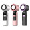 Portable Handheld Fan Adjustable Speed Cooling Fan Foldable High Speed Fan Silver white 2