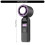 Portable Handheld Fan Adjustable Speed Cooling Fan Foldable High Speed Fan Silver white 4