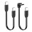 Flat Type C Cable USB C Male/Female Support Fast Chargin &480Mbps Data 0.2m single elbow 2