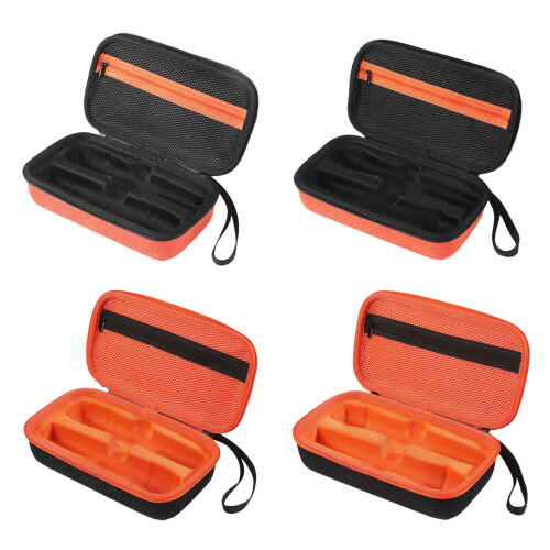 Storage Case for Microphone Splashproof EVA Hard Shell Black outside For charging mode 1