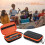Storage Case for Microphone Splashproof EVA Hard Shell Black outside For charging mode 9