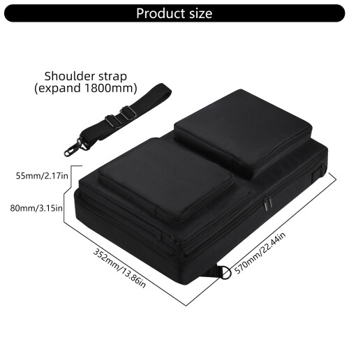 Travel Bag DJ Gear Carrying Case Reinforced Bag For SR2 Controller 2