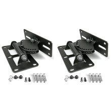 2X Fort Support Mural Support de Plafond Haut-Parleur Support Mural Inclinaison Pivoter 60Kg 132Lbs