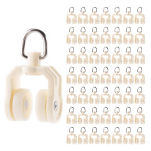Rail de Rideau de Plafond Flexible Pliable Rail de Rideau Rouleaux Rail de Draperie en Plastique Planeur Coulissant pour Rideau de Douche