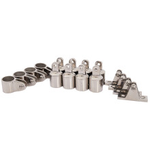 4 Bow 1 Tum Bimini Top Boat Beslag i Rostfritt StåL Marine Hardware Set - 16 Delar Set Of Ss316 1 Tum(25Mm)