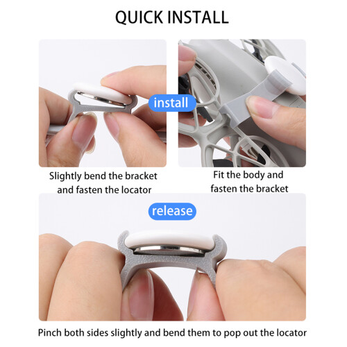 ABS Drones Holder easy installs Drones Bracket Accurate Drones Position for Trac 1