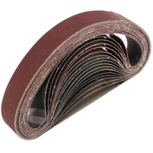 18Pcs Alumina Abrasive Belt 533X30 Brown Corundum Annular Abrasive Belt KX167 Abrasive Belt