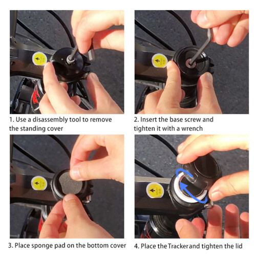 Mount Holder with M6 Screw Shockproof Bike Accessories 2